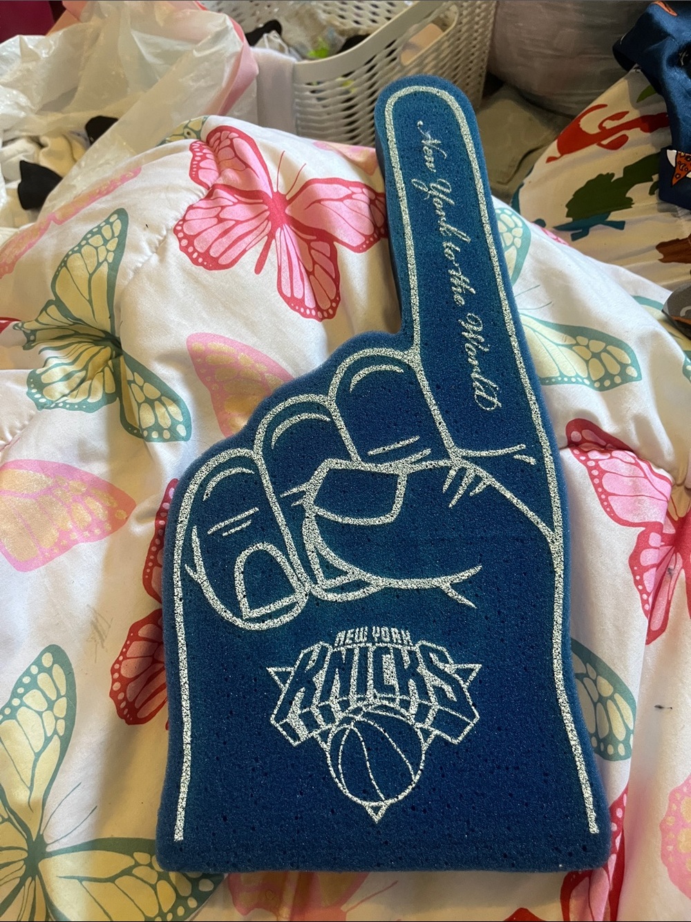 Kith Blue New York Knicks Foam Finger